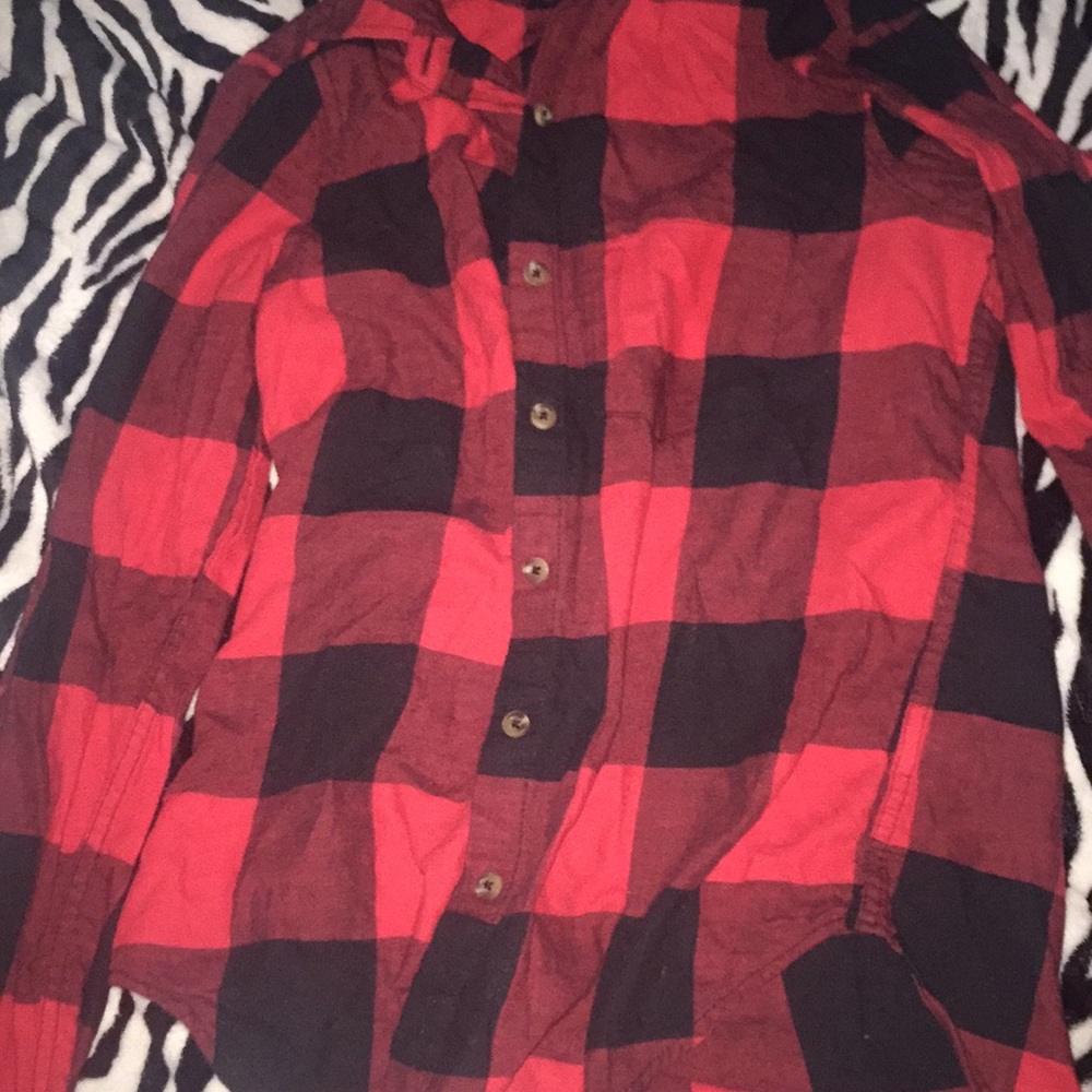 Button Up Plaid Shirt